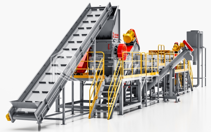 HDPE大小白回收清洗線